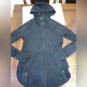Woman’s size small black Athleta full zip hoodie